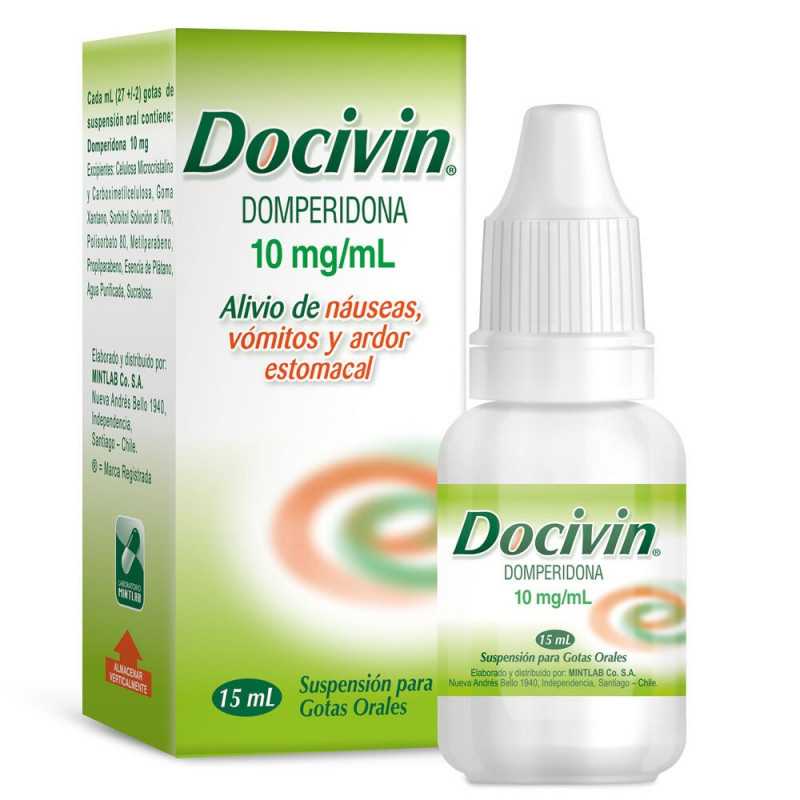 Docivin Gotas 10 mg x 15 ml (Domperidona)