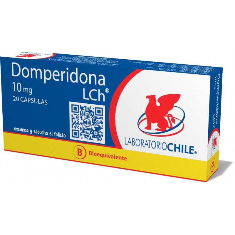 Domperidona Cápsulas 10 mg x 20 Chile