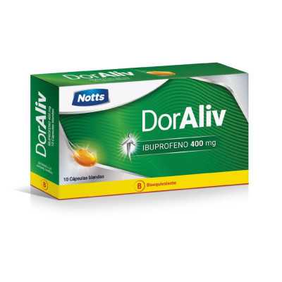 Doraliv Cápsulas 400 mg x 20 Notts (Ibuprofeno)