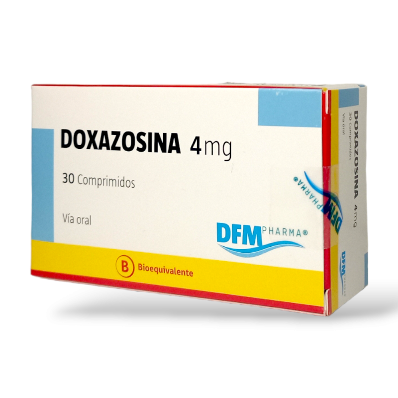 Doxazosina Comprimidos 4 mg x 30