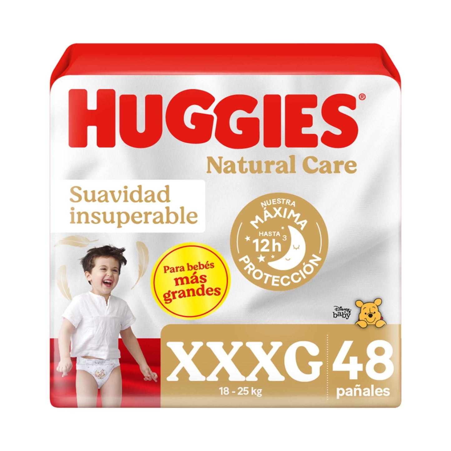 Huggies Natural Care Xxxg x 48 Unidades (Pañal Infantil)