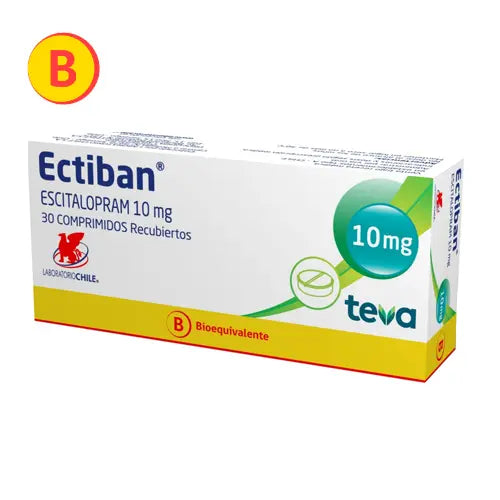 Ectiban Comprimidos 10 mg x 30 (Escitalopram)
