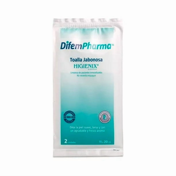 Toalla Jabonosa Sobres x 2 Difem (Jabon Barra)