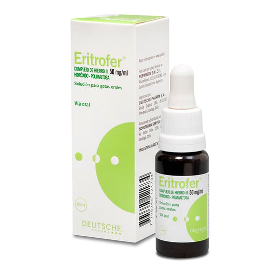 Eritrofer Gotas 50 mg x 20 ml (Hierro)