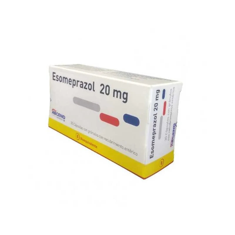 Esomeprazol Cápsulas 20 mg x 30 Ascend