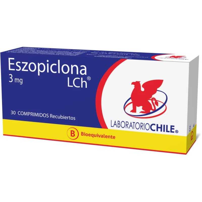 Eszopiclona Comprimidos 3 mg x 30 Chile