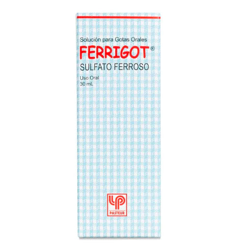 Ferrigot Gotas 125mg/ml x 30 ml (Sulfato Ferroso)