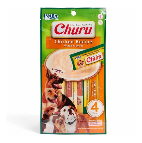 Churu Dog Pollo Y Queso x 4 Unidades