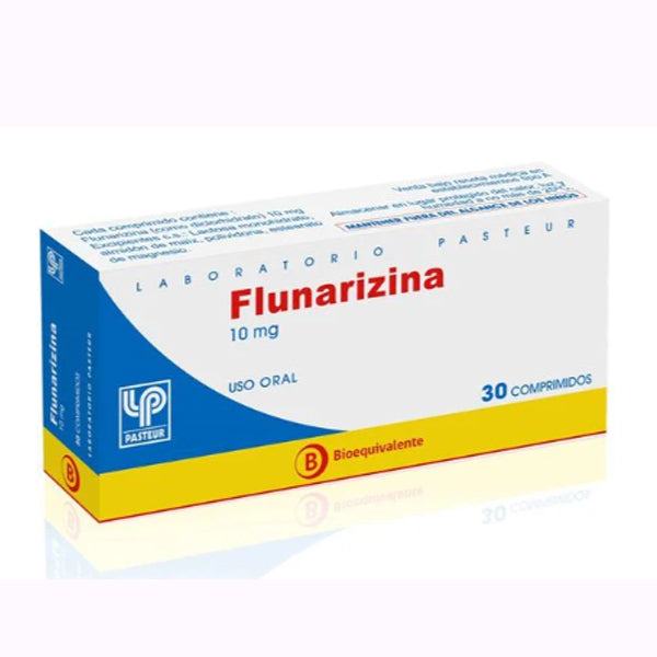 Flunarizina Comprimidos 10 mg x 30 Past