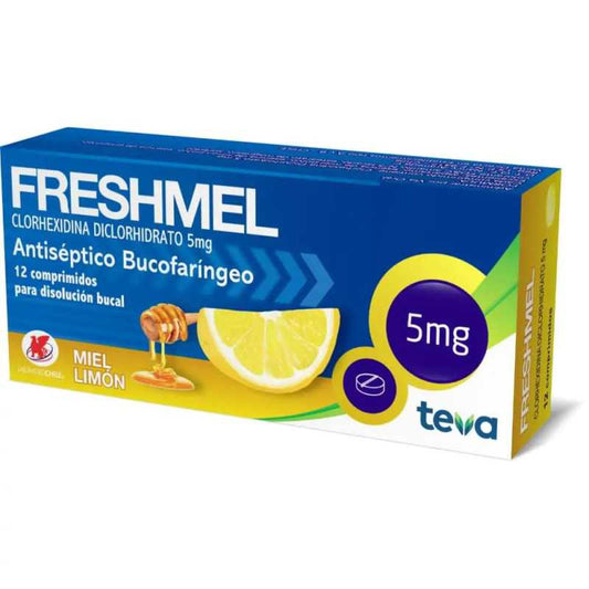 Freshmel Comprimidos Mast Miel Limon x 12 (Clorhexidina)
