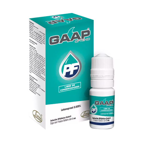 Gaap Pf Solución Oftálmica 0,005% x 3 ml (Latanoprost)