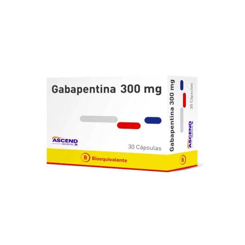 Gabapentin Cápsulas 300 mg x 30 Ascend (Gabapentina)
