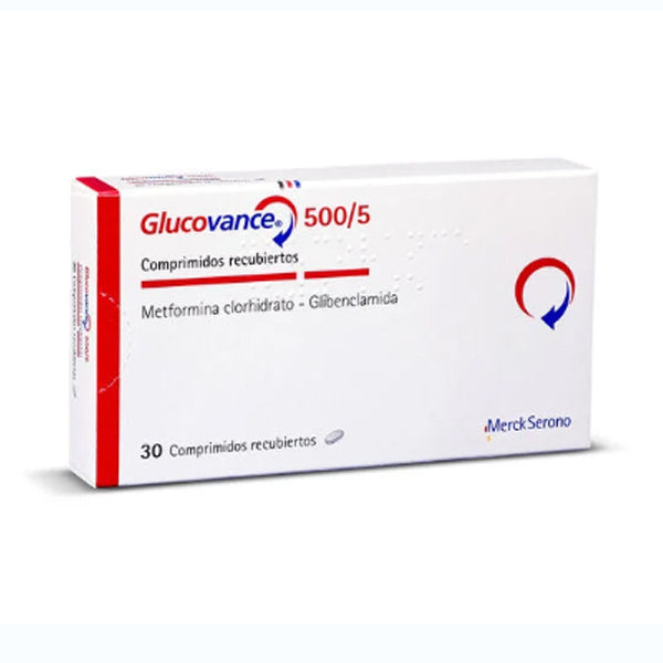 Glucovance Comprimidos 500/5,0 mg x 30 (Glibenclamida/Metformina)