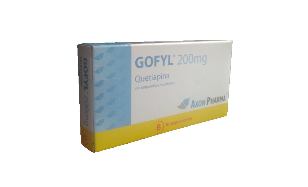 Gofyl Comprimidos 200 mg x 30 (Quetiapina)