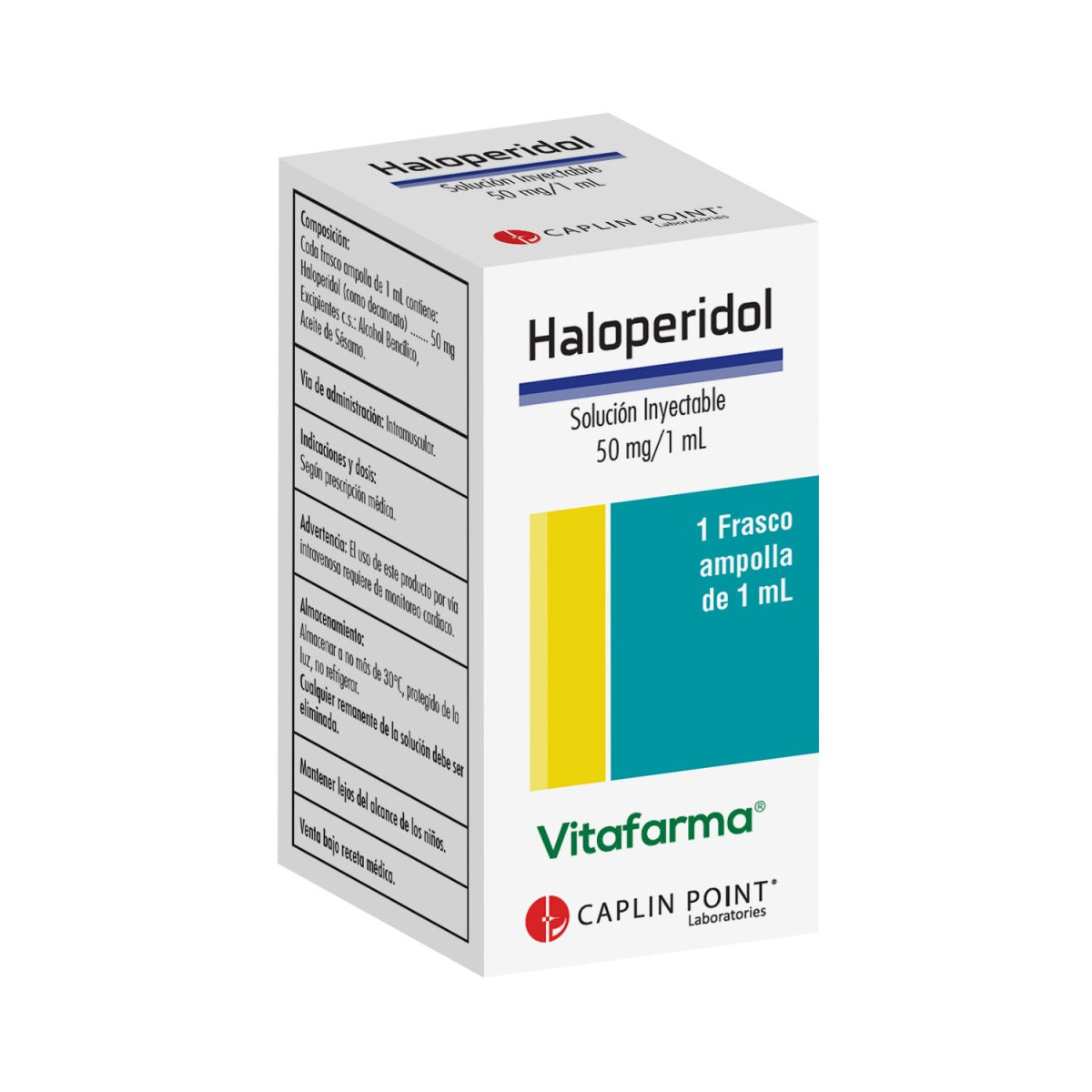 Haloperidol Solución Inyectable 50 mg/1 ml x 1 Vitafarma