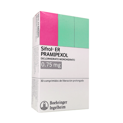 Sifrol Er Comprimidos 0,75 mg x 30 (Pramipexol)