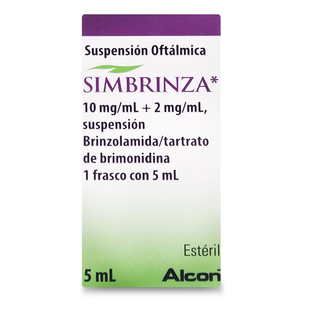 Simbrinza Solución x 5 ml (Brimonidina/ Brinzolamida)
