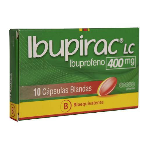 Ibupirac Lc Cápsulas 400 mg x 10 (Ibuprofeno)