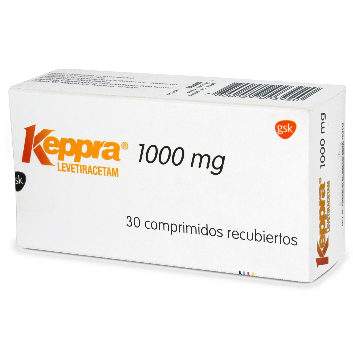 Keppra Comprimidos 1000 mg x 30 (Levetiracetam)