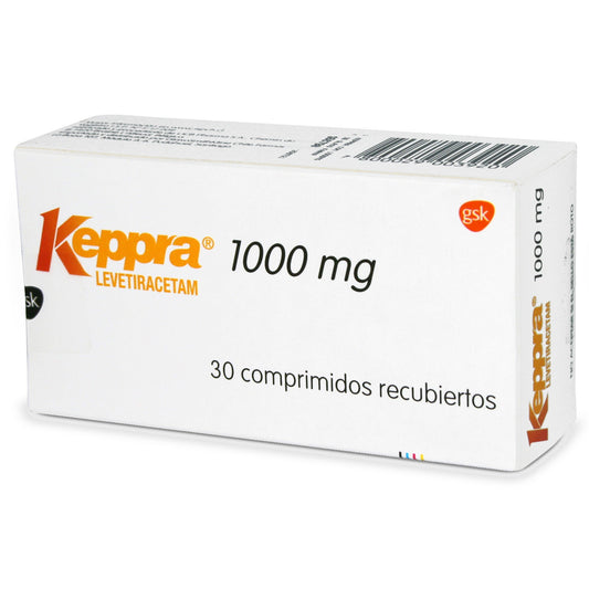 Keppra Comprimidos 1000 mg x 30 (Levetiracetam)