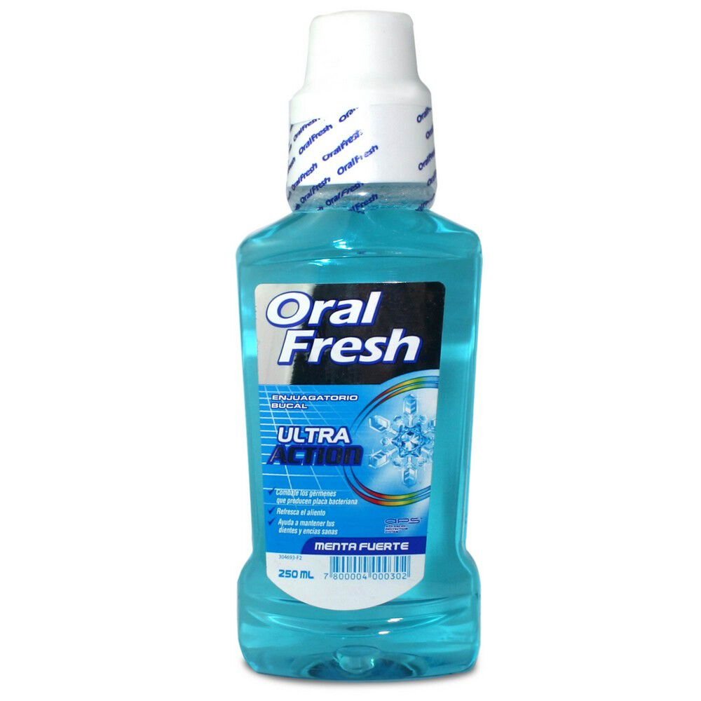 Oralfresh Menta Fuerte x 250 ml (Enjuagues Bucales)