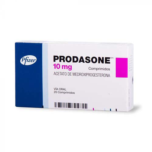Prodasone Comprimidos 10 mg x 20 (Medroxiprogesterona)