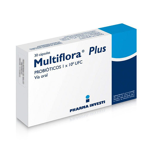 Multiflora Advance Cápsulas x 30 (Bifidobacterium/ Fructooligosacaridos/ Lactobacilos)