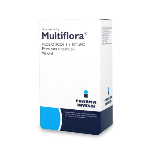 Multiflora Sobres x 14 (Bifidobacterium/ Fructooligosacaridos/ Lactobacilos)