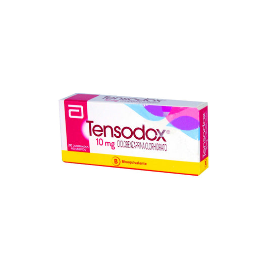 Tensodox Comprimidos 10 mg x 20 (Ciclobenzaprina)