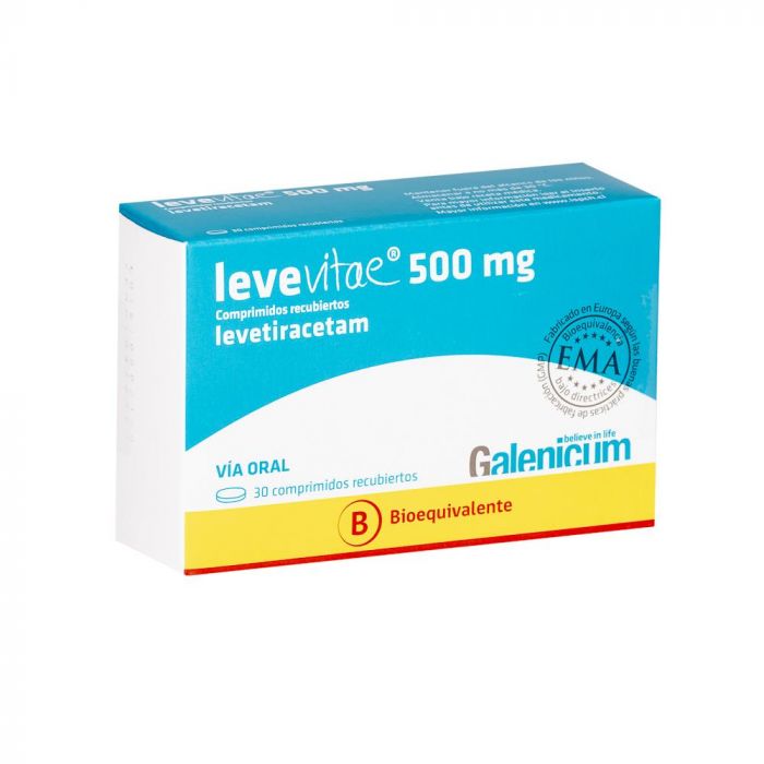 Levevitae Comprimidos 500 mg x 30 (Levetiracetam)