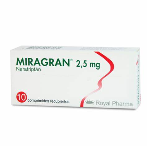 Miragran Comprimidos 2,5 mg x 10 (Naratriptan)