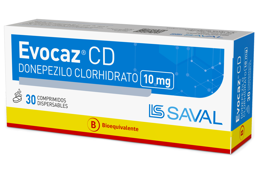 Evocaz Cd Comprimidos Dis 10 mg x 30 (Donepecilo)