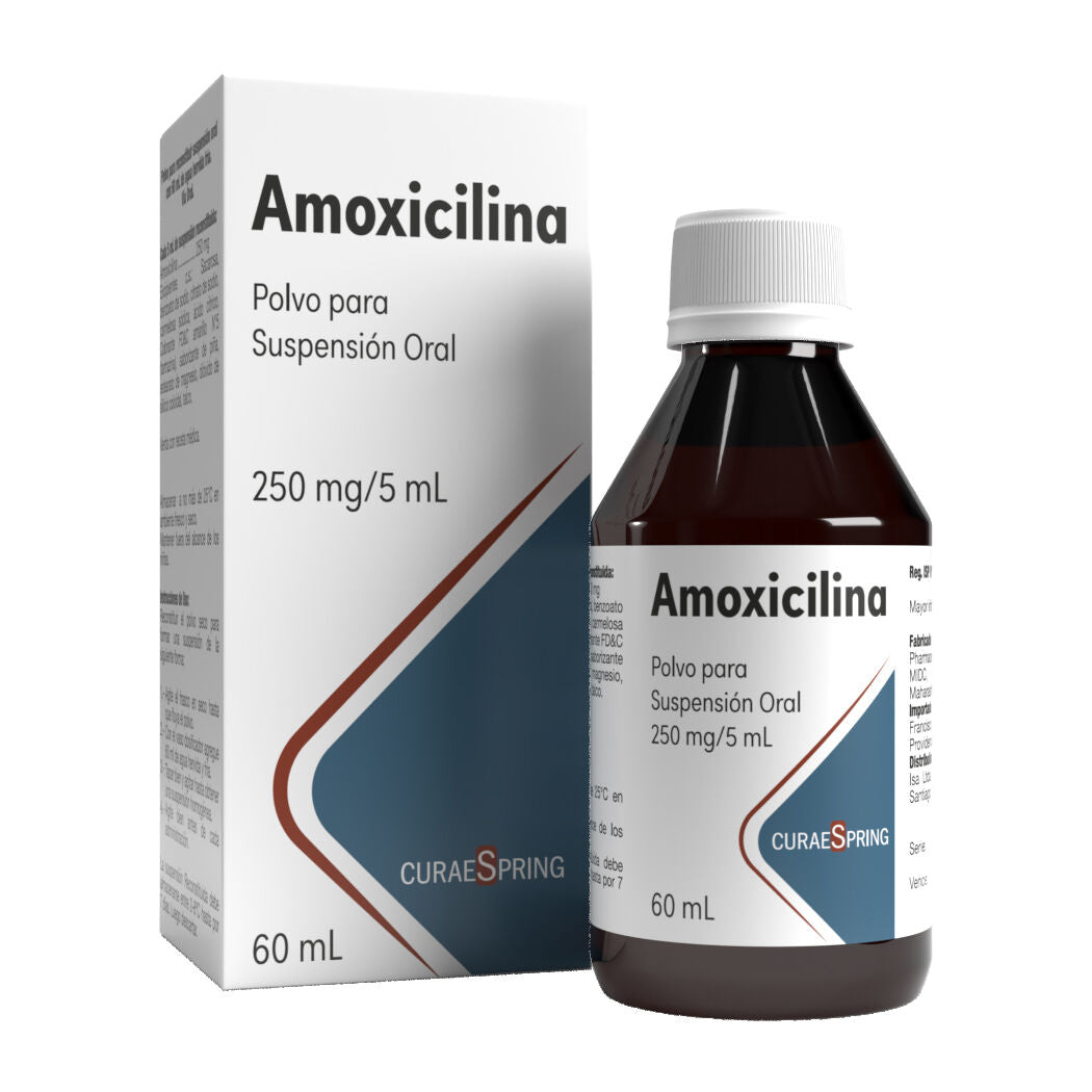 Amoxicilina Sus 250mg/ 5ml x 60 ml Mdc
