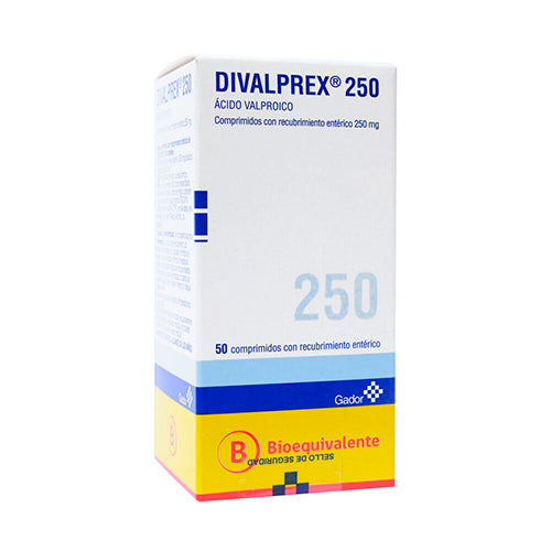 Divalprex Comprimidos 250 mg x 50 (Acido Valproico)