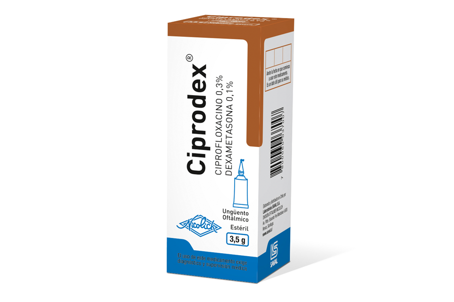 Ciprodex Solución Oftálmica x 5 ml (Dexametasona/Ciprofloxacino)