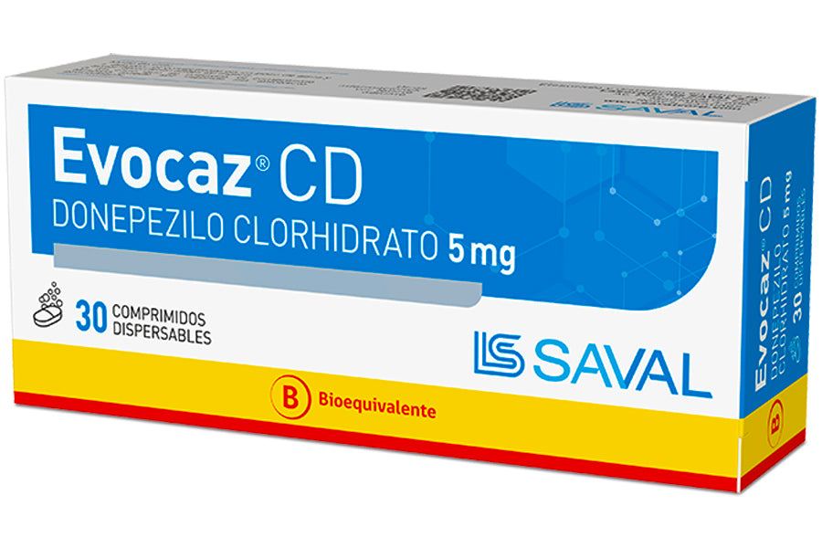 Evocaz Cd Comprimidos Dis 5 mg x 30 (Donepecilo)