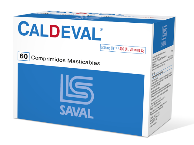 Caldeval Comprimidos x 60 (Calcio/Calcitriol)