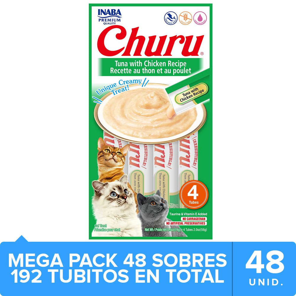 Churu Atun Con Carne x 4 Unidades