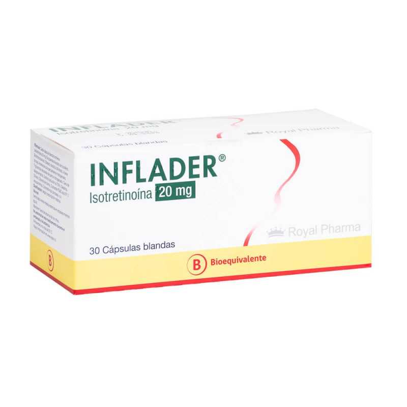 Inflader Cápsulas 20 mg x 30 (Isotretinoina)