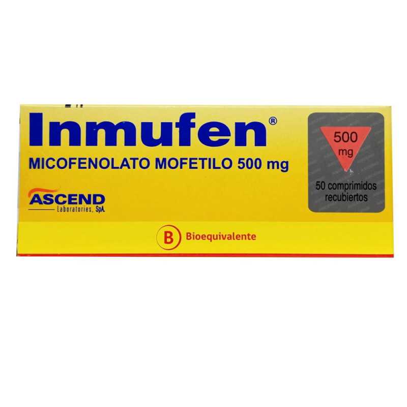 Inmufen Comprimidos 500 mg x 50 (Micofenolato)
