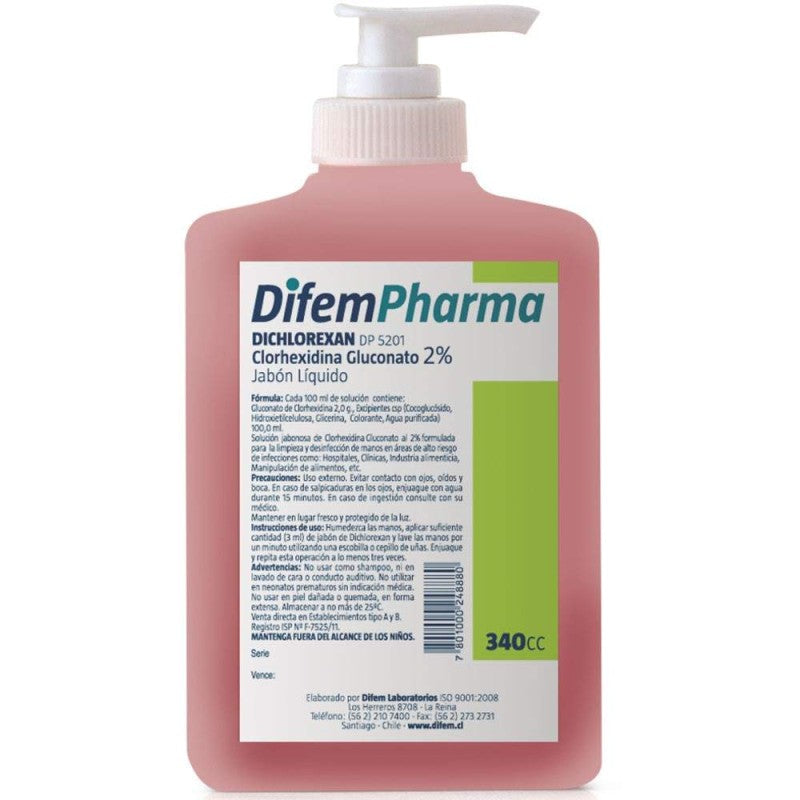 Jabon Antibacterial C/Glicerina x 340ml (Jabon Liquido)