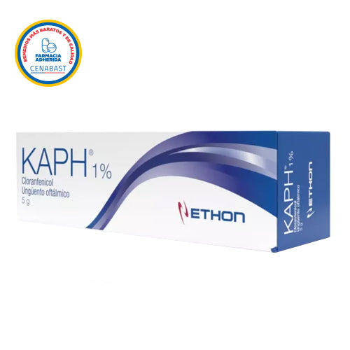 Kaph Ungüento Oftálmica 1% x 5 Gr (Cloranfenicol)
