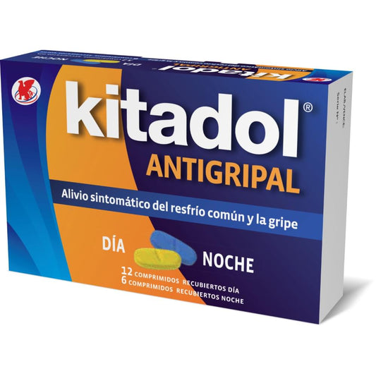 Kitadol Antigripal Dn Comprimidos 12+6 (Parac/Cafeina/Clorfenamina)