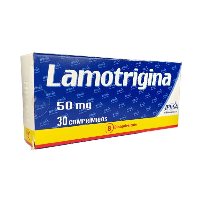 Lamotrigina Comprimidos 50 mg x 30 Iphsa
