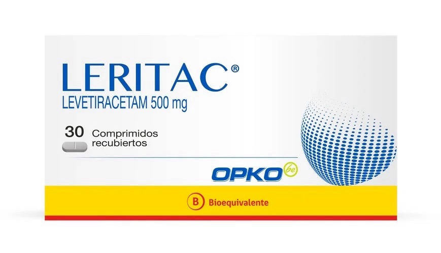 Leritac Comprimidos 500 mg x 30 (Levetiracetam)