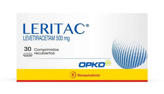 Leritac Comprimidos 500 mg x 30 (Levetiracetam)