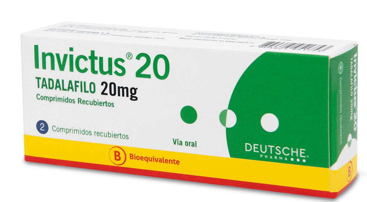 Invictus Comprimidos 20 mg x 4 (Tadalafilo)