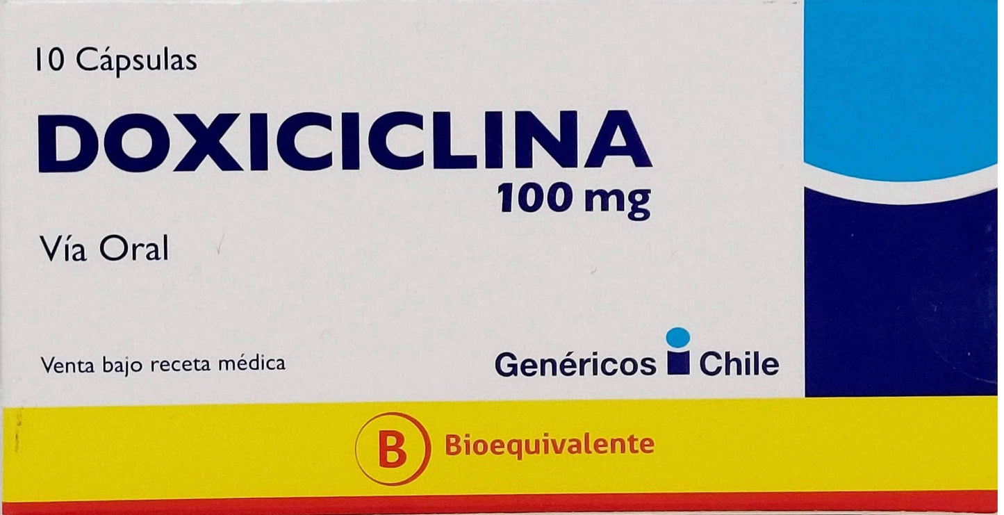 Doxiciclina Cápsulas 100 mg x 10 Megalab