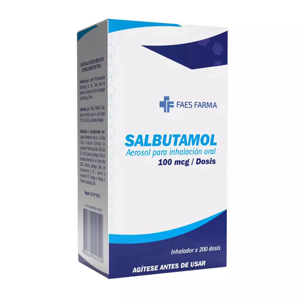 Salbutamol Inh 100 mcg x 200 Dosis Faes