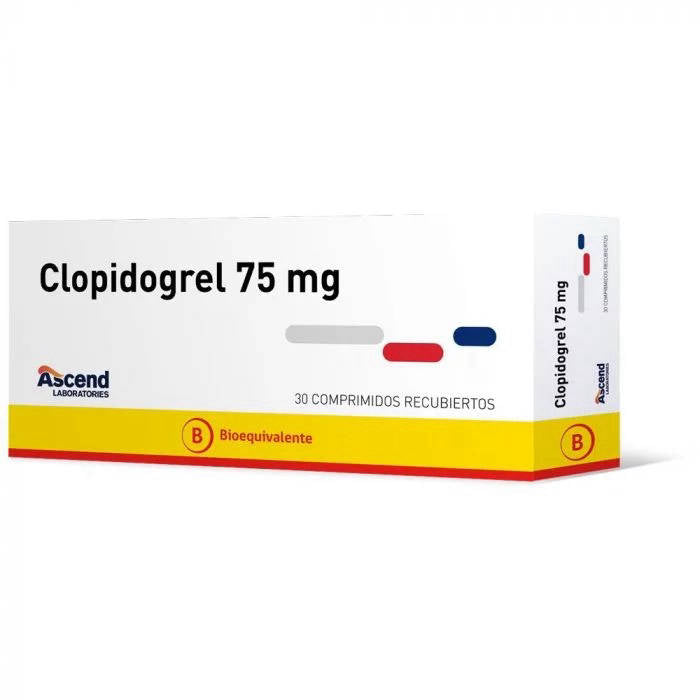Clopidogrel Comprimidos 75 mg x 30 Ascend